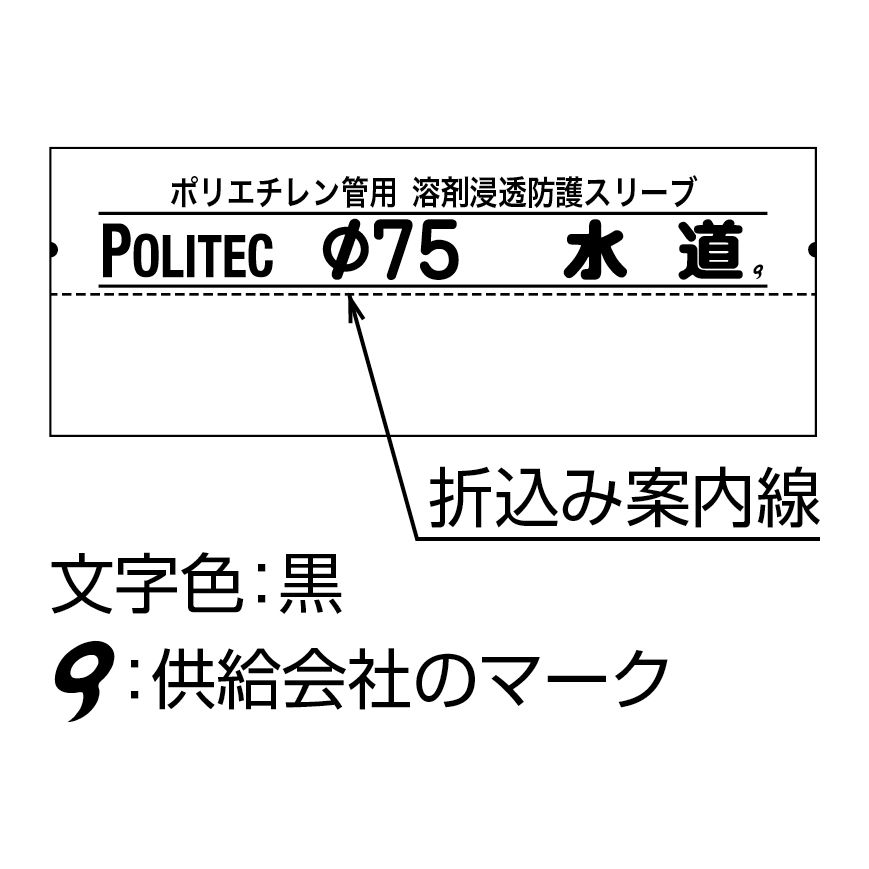 配水管用スリーブソケット用POLITEC規格品準拠